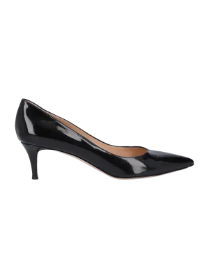 55mm kitten-heel patent-leather pumps