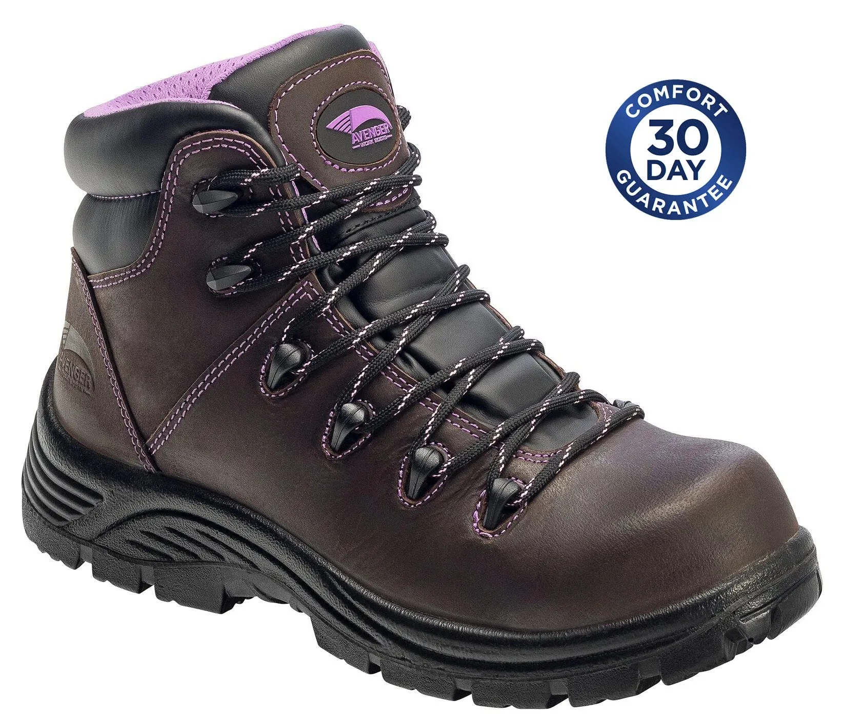 Avenger A7123 - 6" Women's Waterproof & Puncture Resistant Composite Toe Boot
