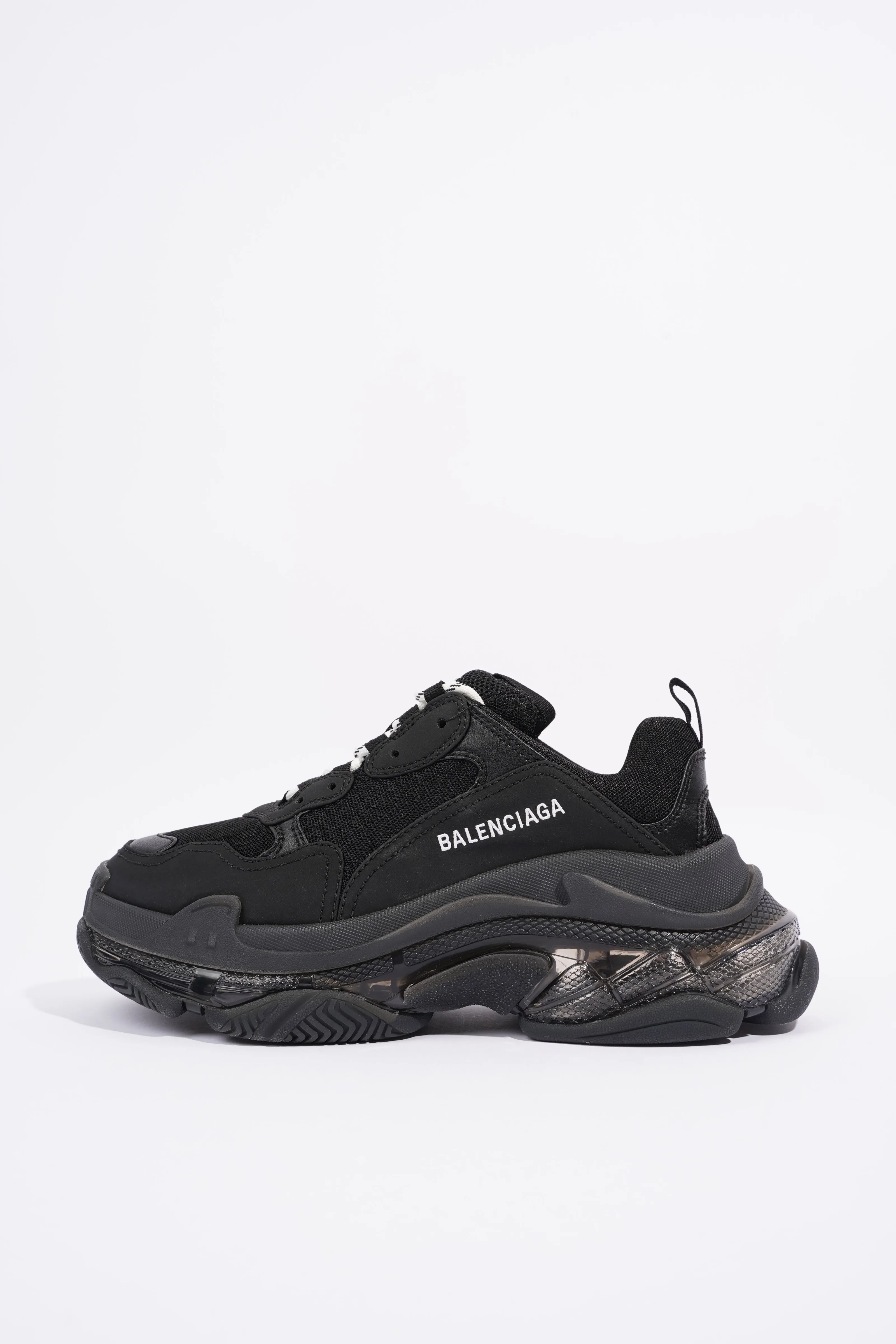 Balenciaga Triple S Black Canvas EU 39 UK 6