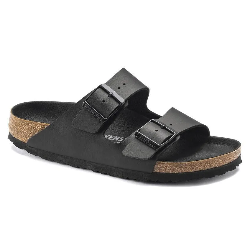 Birkenstock Arizona - Black Birko-Flor/Black Footbed