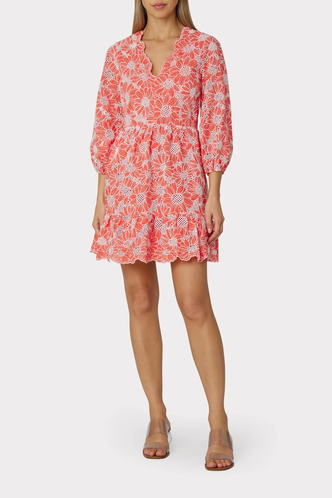 Brielle Tournesol Eyelet Dress