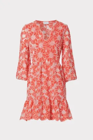 Brielle Tournesol Eyelet Dress