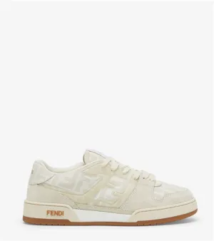 CANVAS LOW-TOPS WITH WHITE SUEDE
