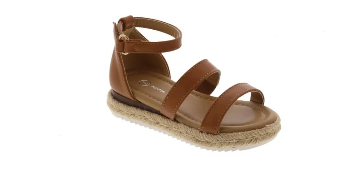 Double strapped with Ankle buckle sandal