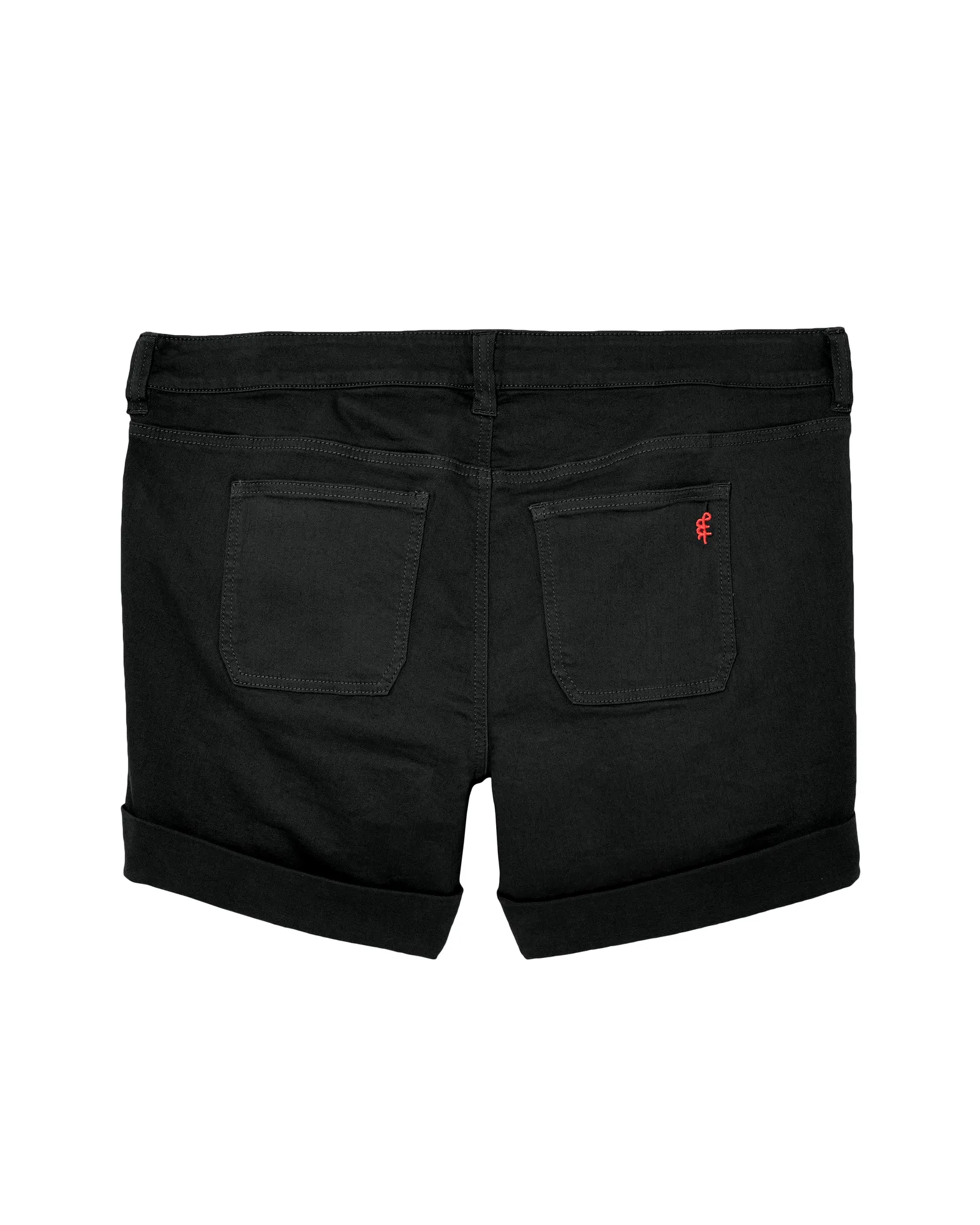 Macau Rolled Wide Cuff Short | Black