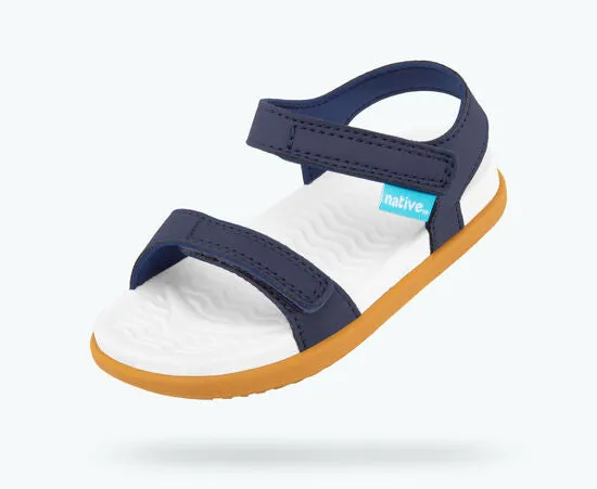 Native Charley Sandals - Regatta Blue / Shell White / Toffee Brown