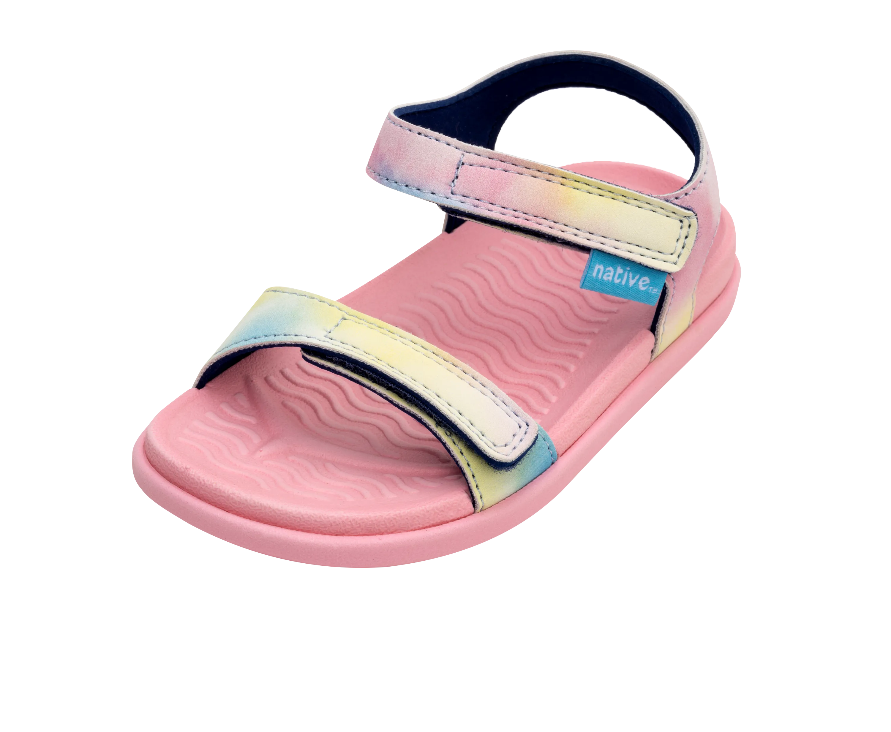 Native Charley Sugarlite Sandals - Princess Pink / Princess Pink / Pastel Tie Dye