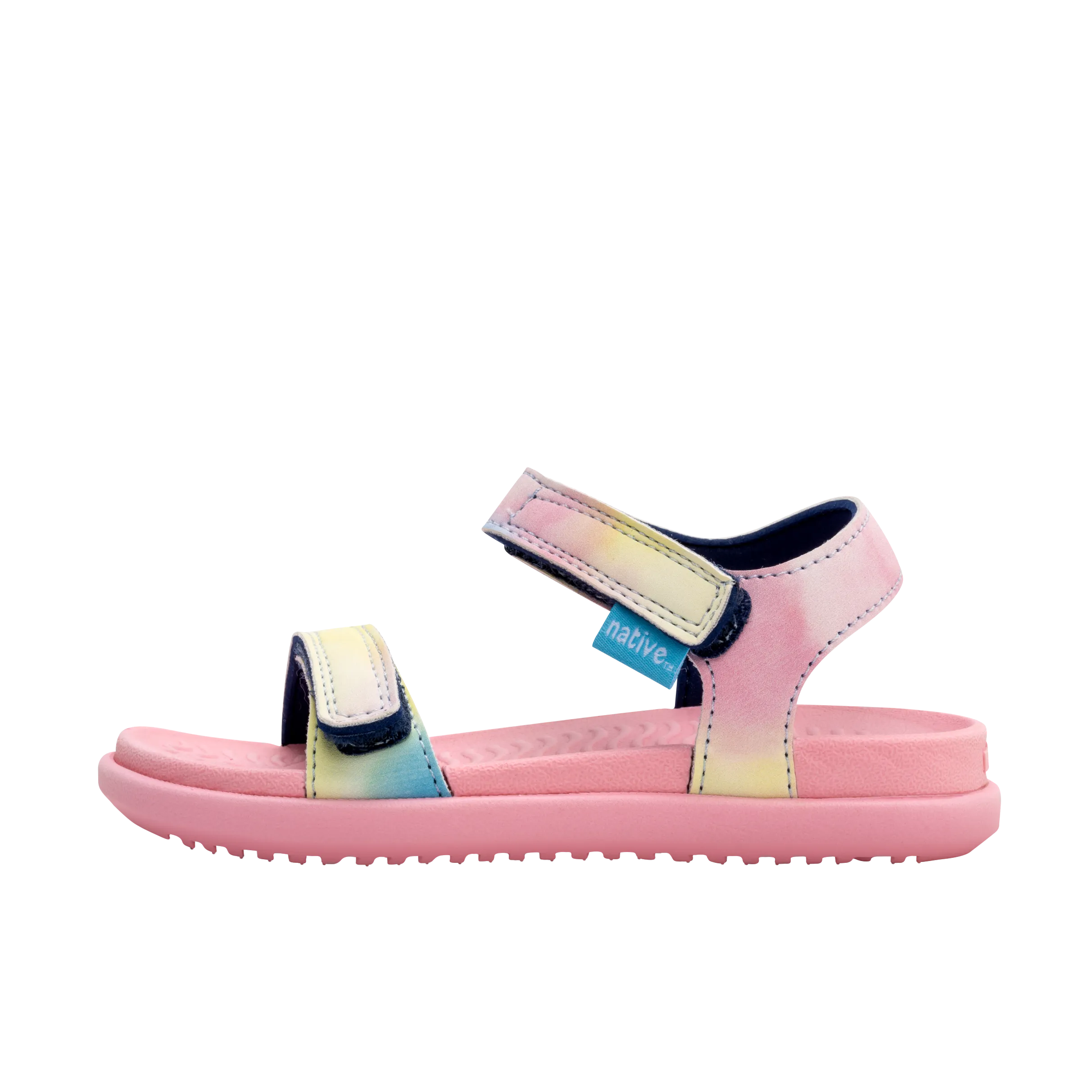Native Charley Sugarlite Sandals - Princess Pink / Princess Pink / Pastel Tie Dye