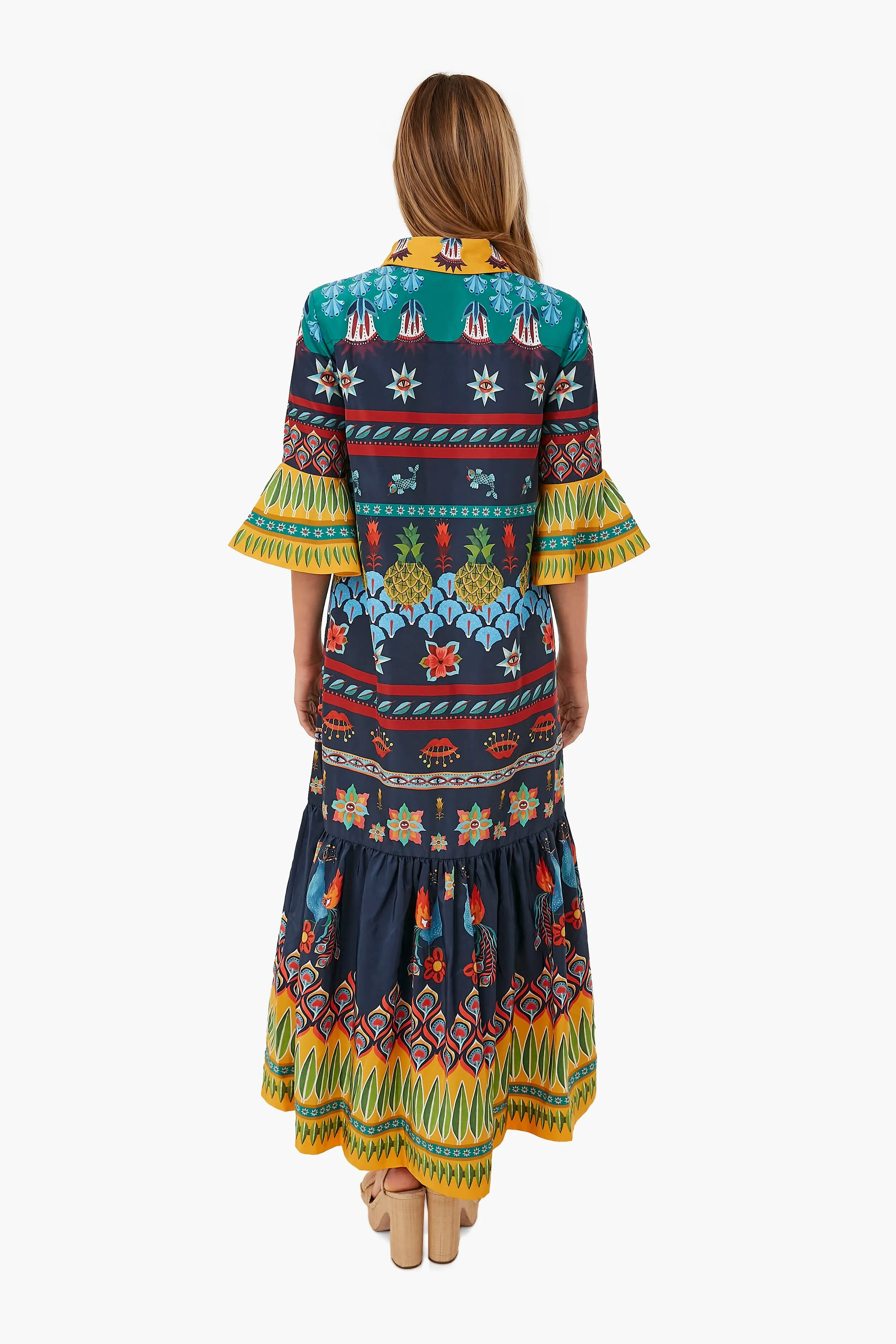 Patchwork Occhi Artemis Dress