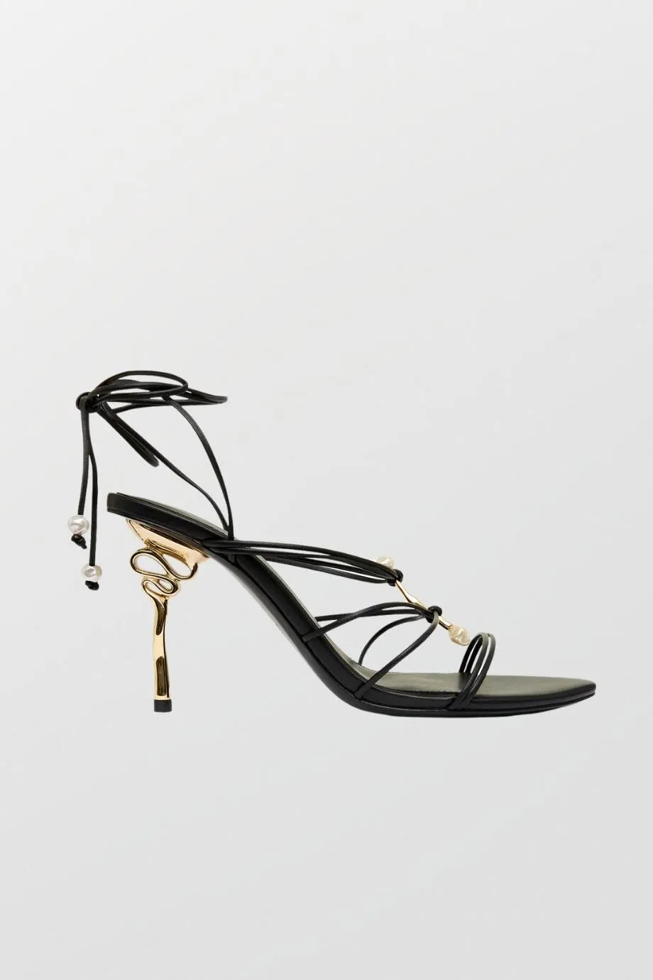 Perenna Pearl Bar Strappy Heel