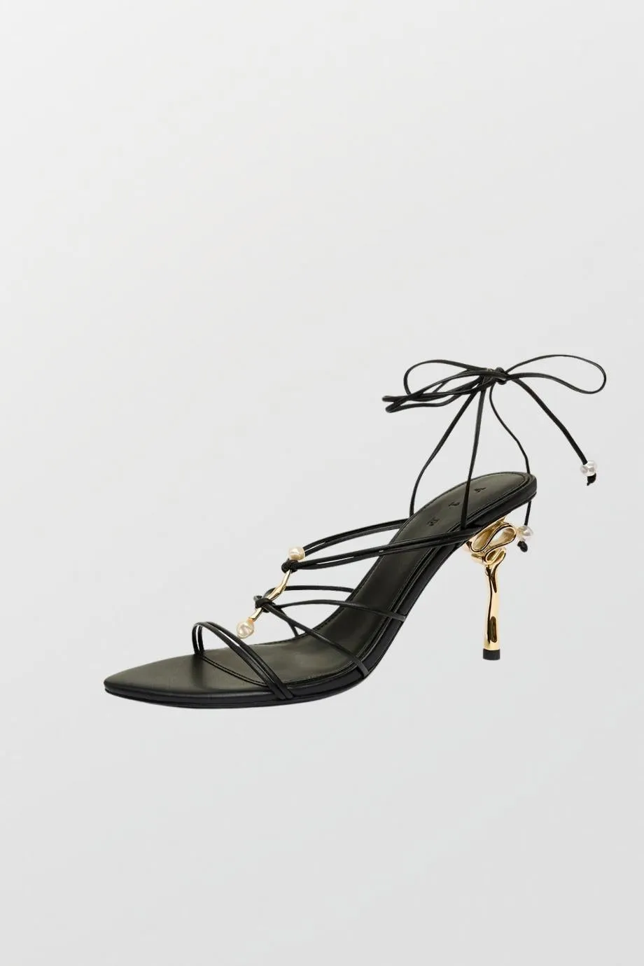 Perenna Pearl Bar Strappy Heel