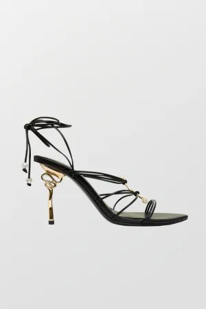 Perenna Pearl Bar Strappy Heel