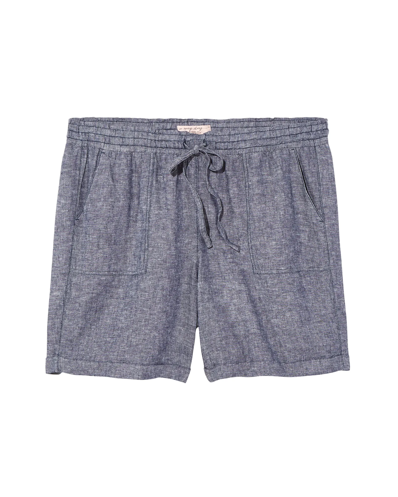 Phuket Linen Short | Azure Blue