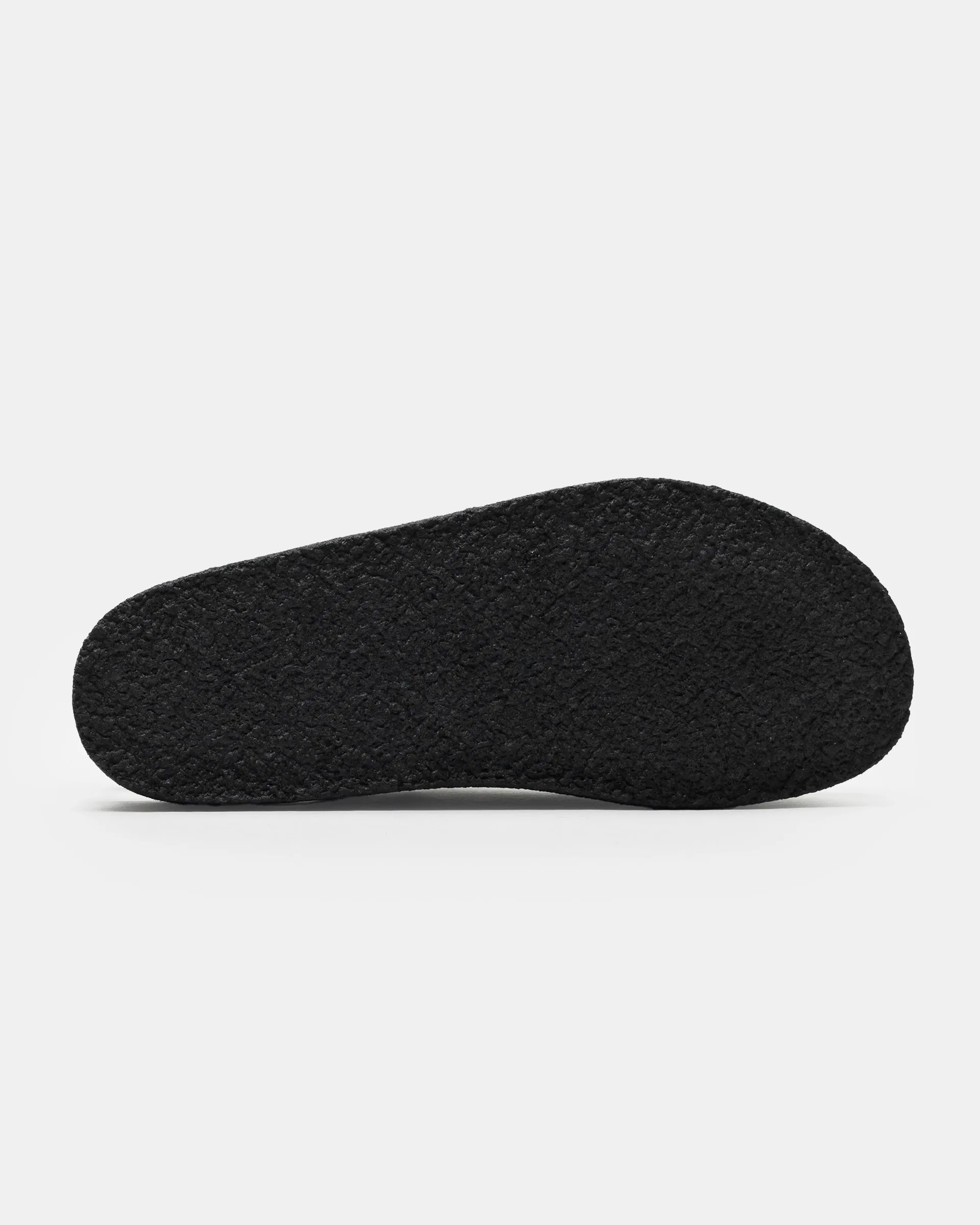 Strapped Mule in Black Ponyhair
