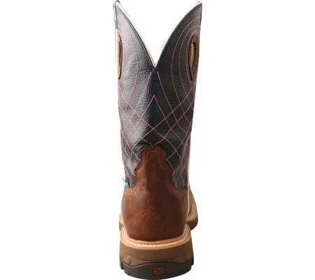 Twisted X Men's 12" Alloy Toe Western Work Boot with Cellstretch