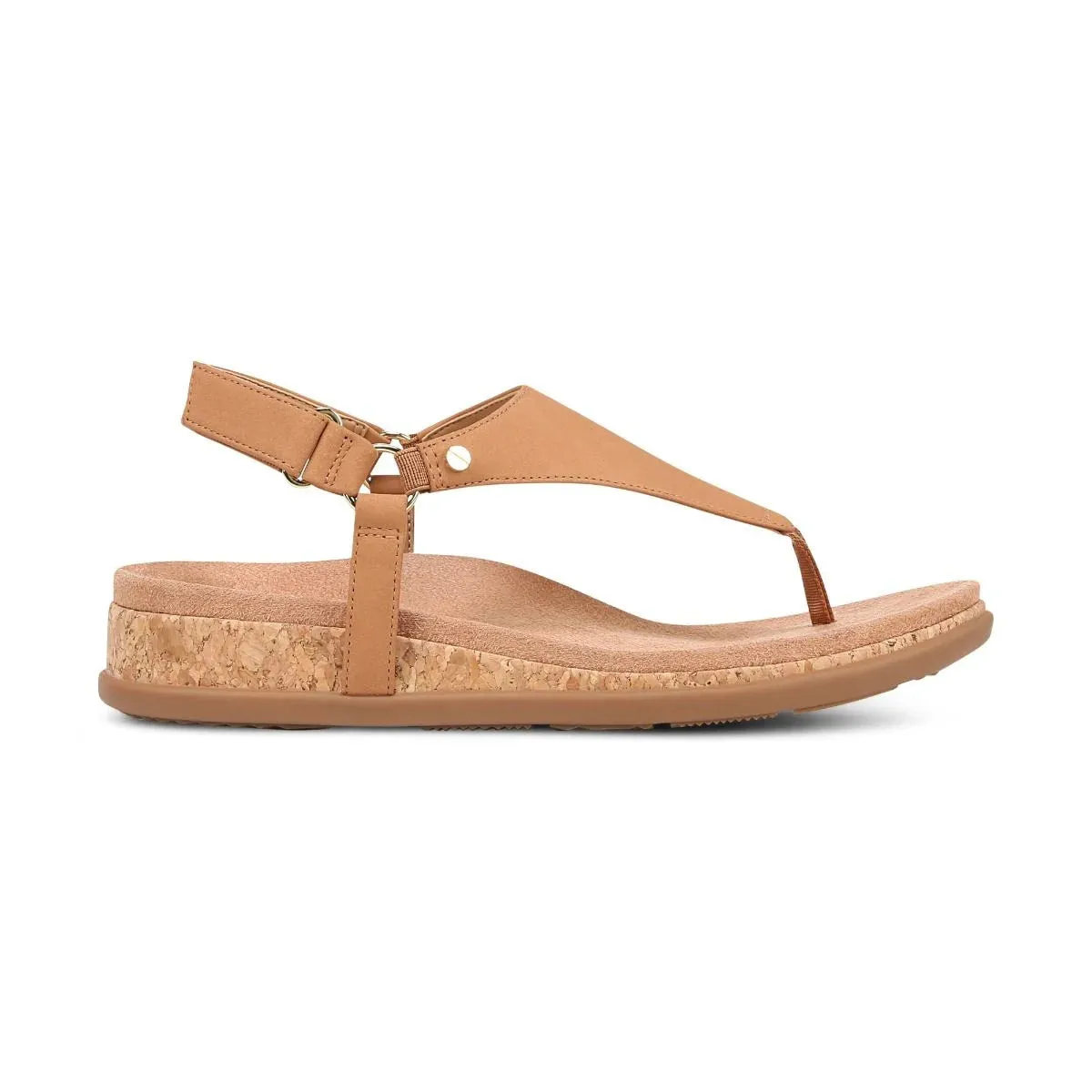 Vionic Kirra II Camel Nubuck Women's Sandal
