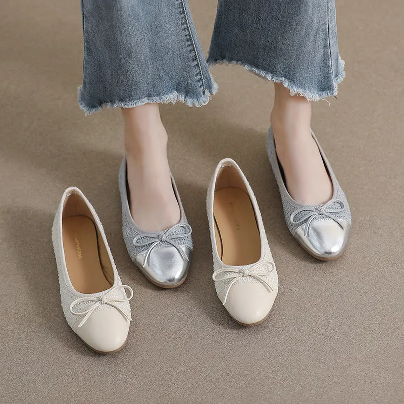 Women Patchwork Stylish Casual Soft Flats